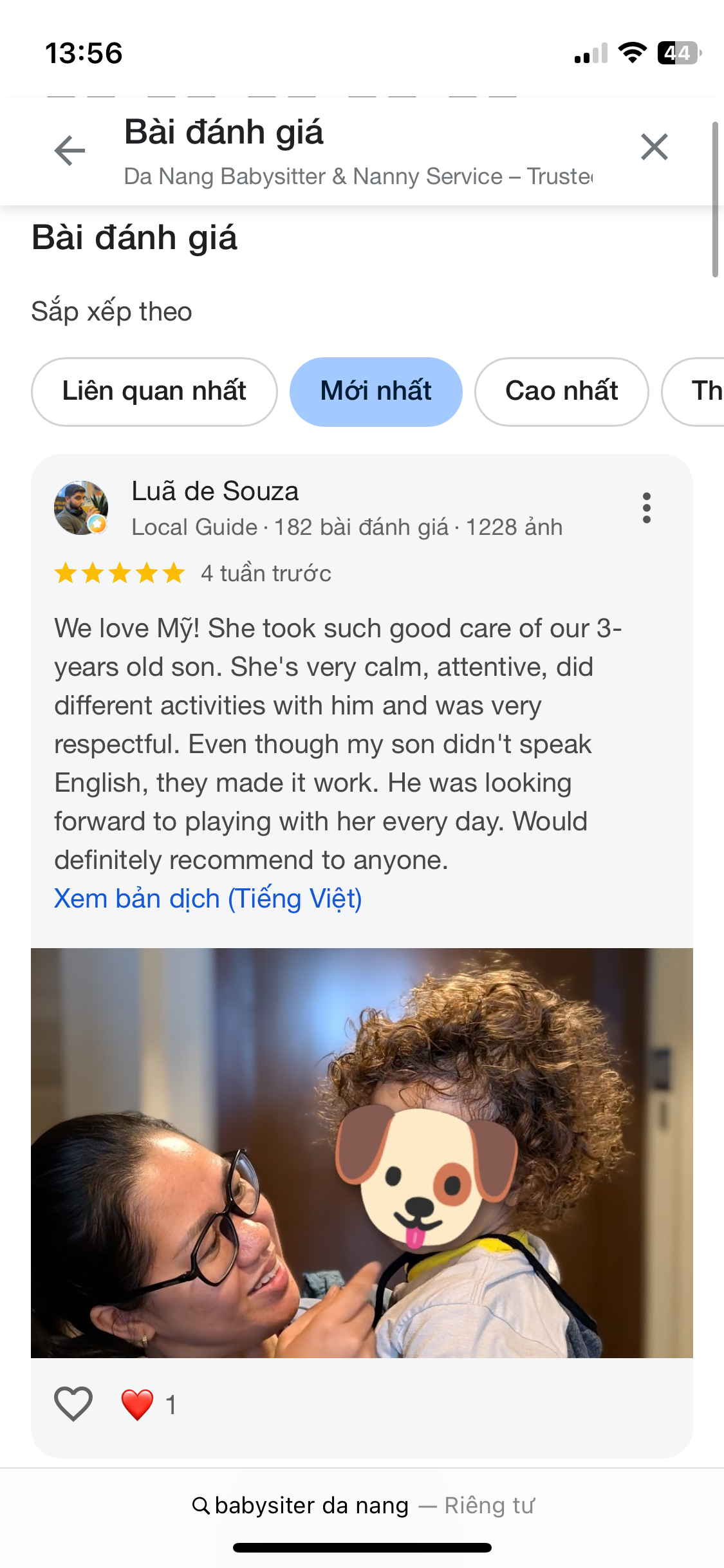 Parent review